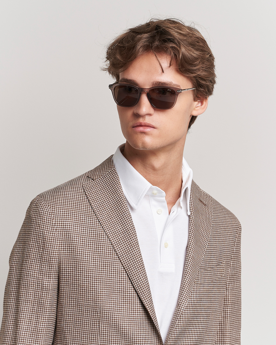 Herren | Sonnenbrillen | Brioni | BR0092S Titanium Sunglasses Grey Silver