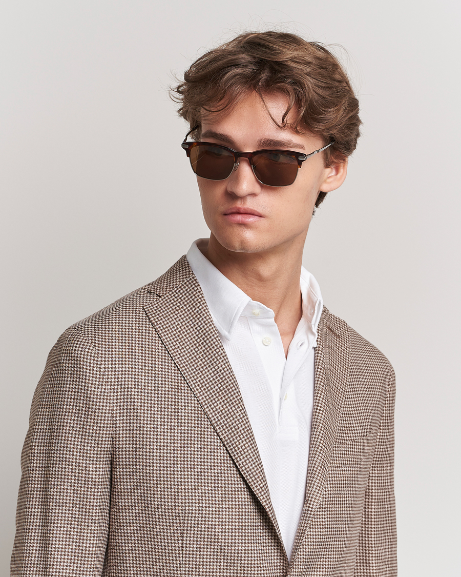 Herren | Luxury Brands | Brioni | BR0093S Sunglasses Havana Brown