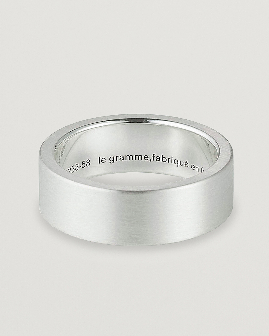 Herren | Schmuck | LE GRAMME | Ribbon Brushed Ring Sterling Silver 9g