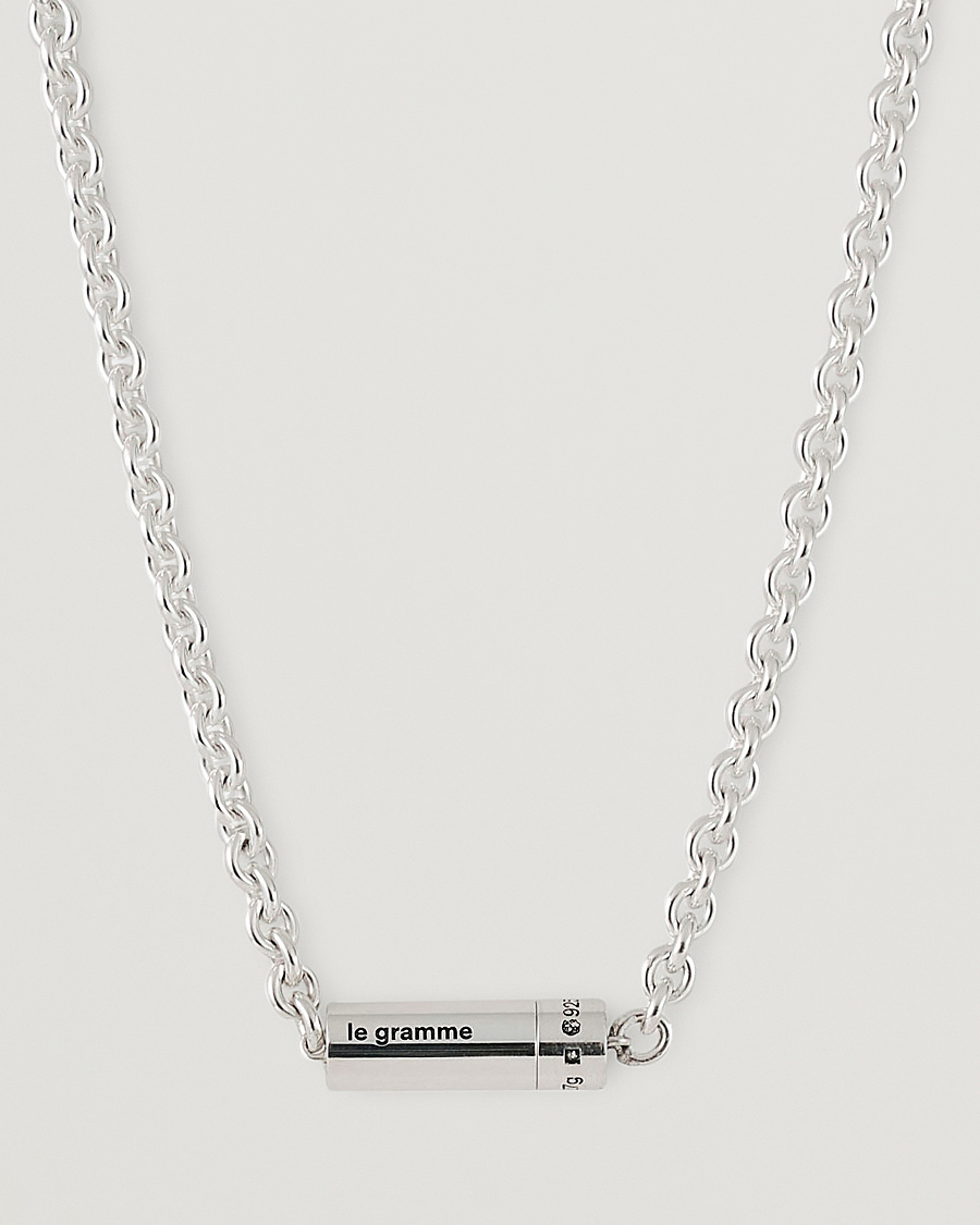 Herren | LE GRAMME | LE GRAMME | Chain Cable Necklace Sterling Silver 27g