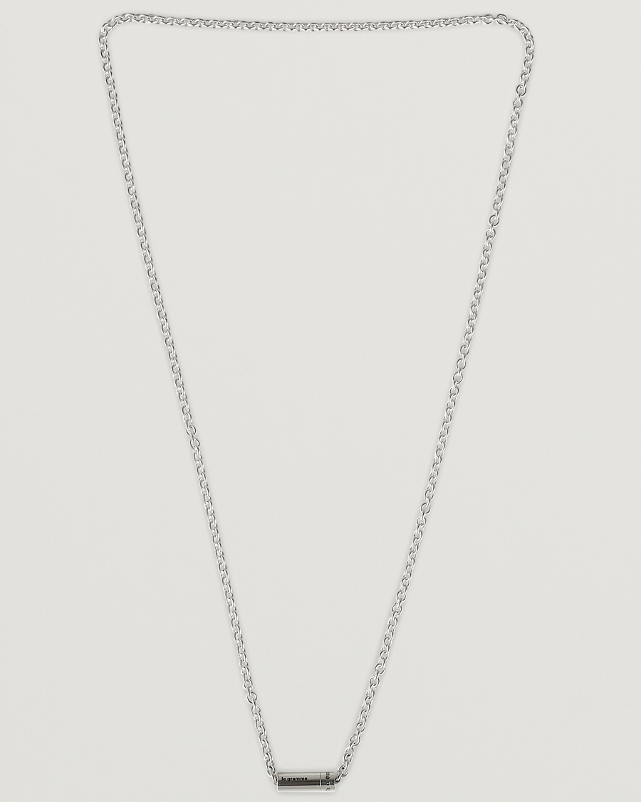 Herren | LE GRAMME Chain Cable Necklace Sterling Silver 27g | LE GRAMME | Chain Cable Necklace Sterling Silver 27g