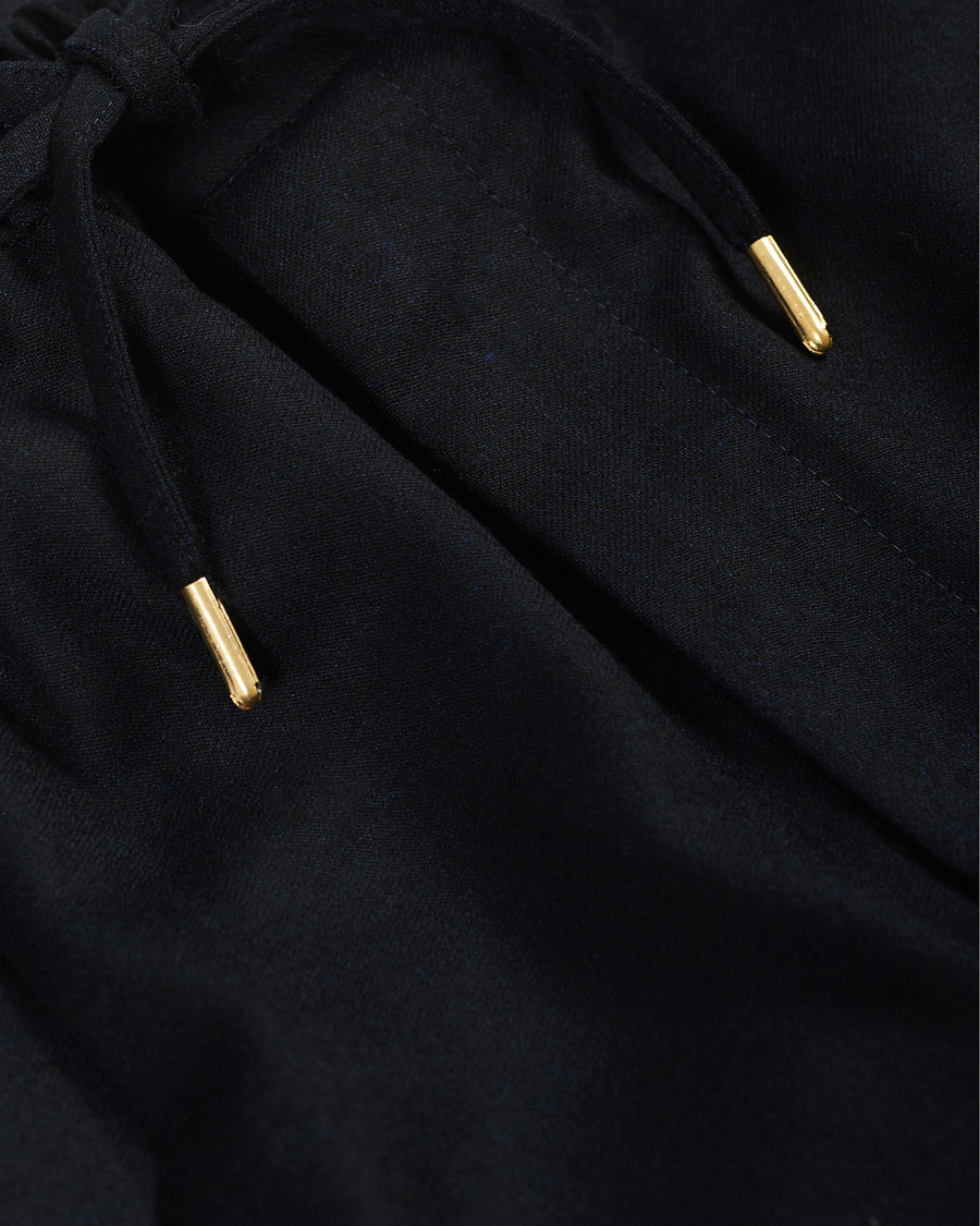 Herren | Hosen | Briglia 1949 | Wimbeldon Drawstring Flannel Trousers Navy