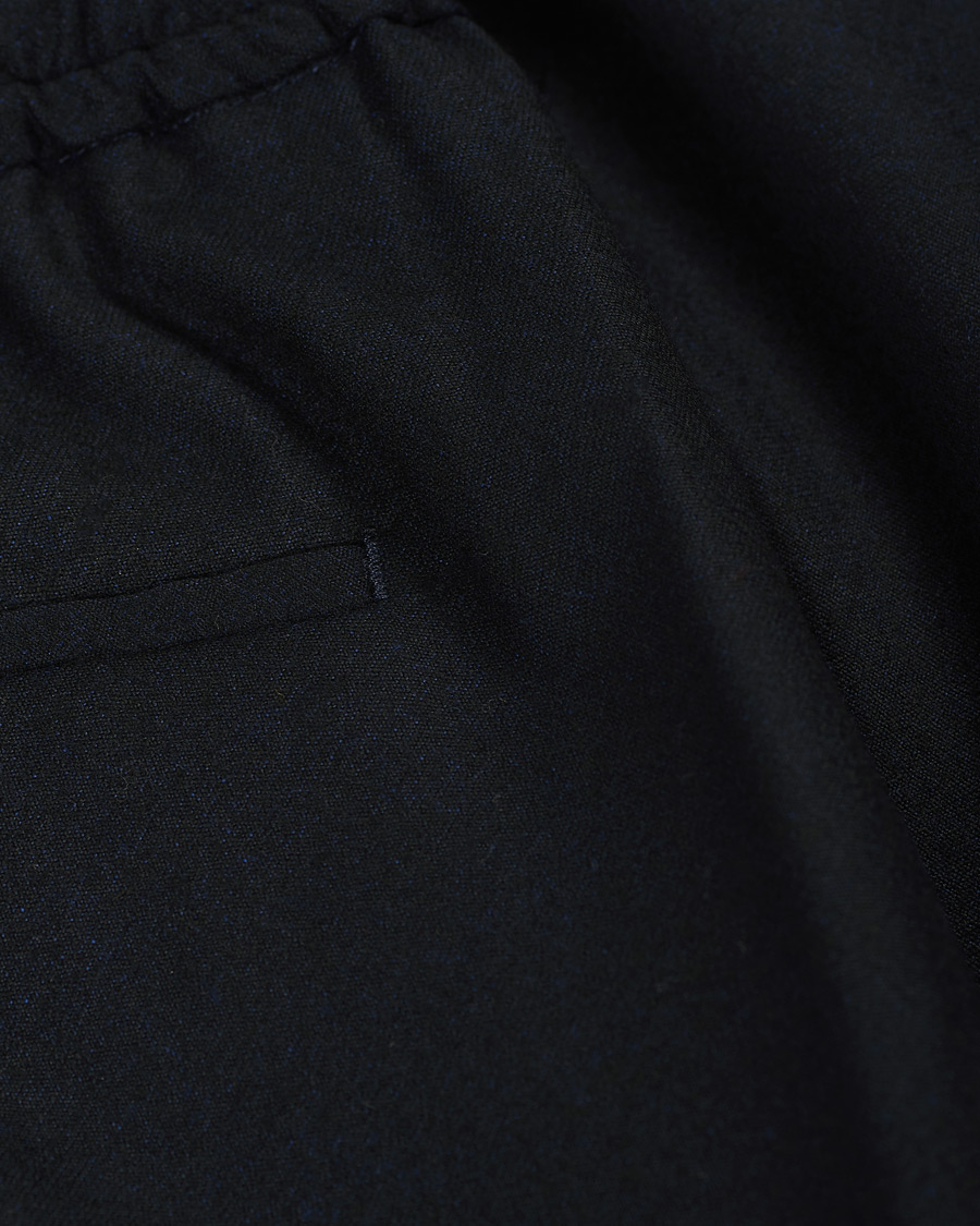 Herren | Hosen | Briglia 1949 | Wimbeldon Drawstring Flannel Trousers Navy