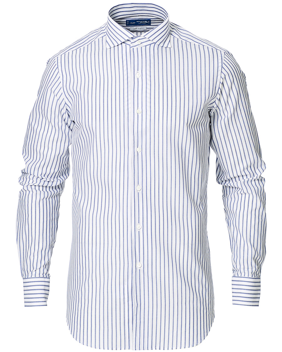 Herren |  | Kamakura Shirts | Slim Fit One Piece Collar Shirt Light Blue