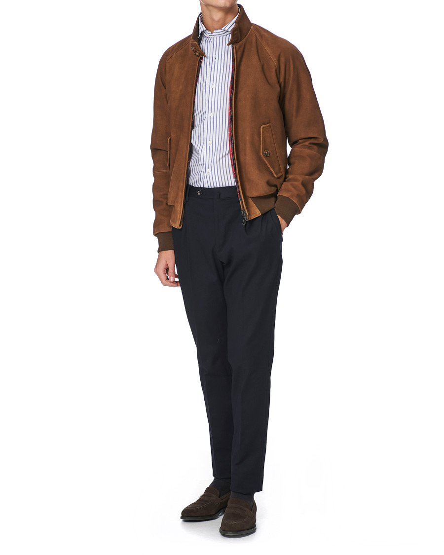 Herren | Hemden | Kamakura Shirts | Slim Fit One Piece Collar Shirt Light Blue