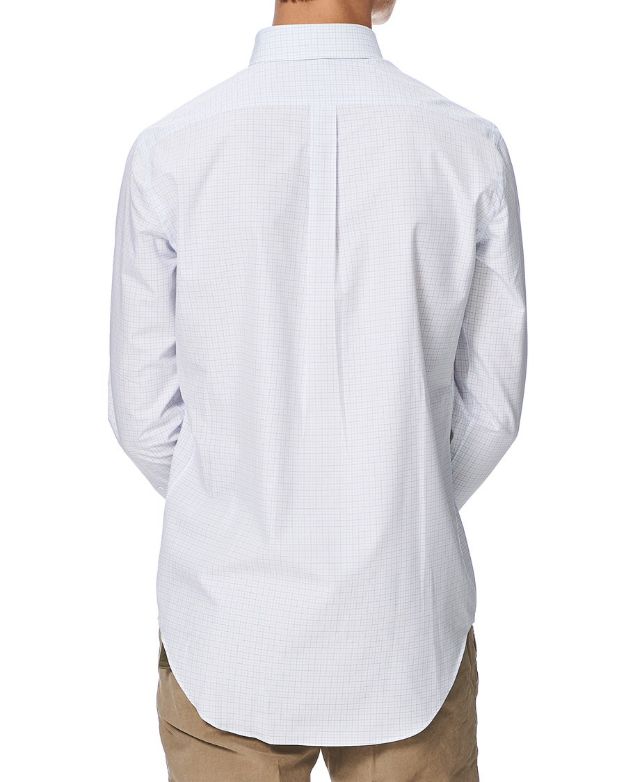 Herren | Hemden | Kamakura Shirts | Slim Fit Broadcloth Button Down Shirt Light Blue