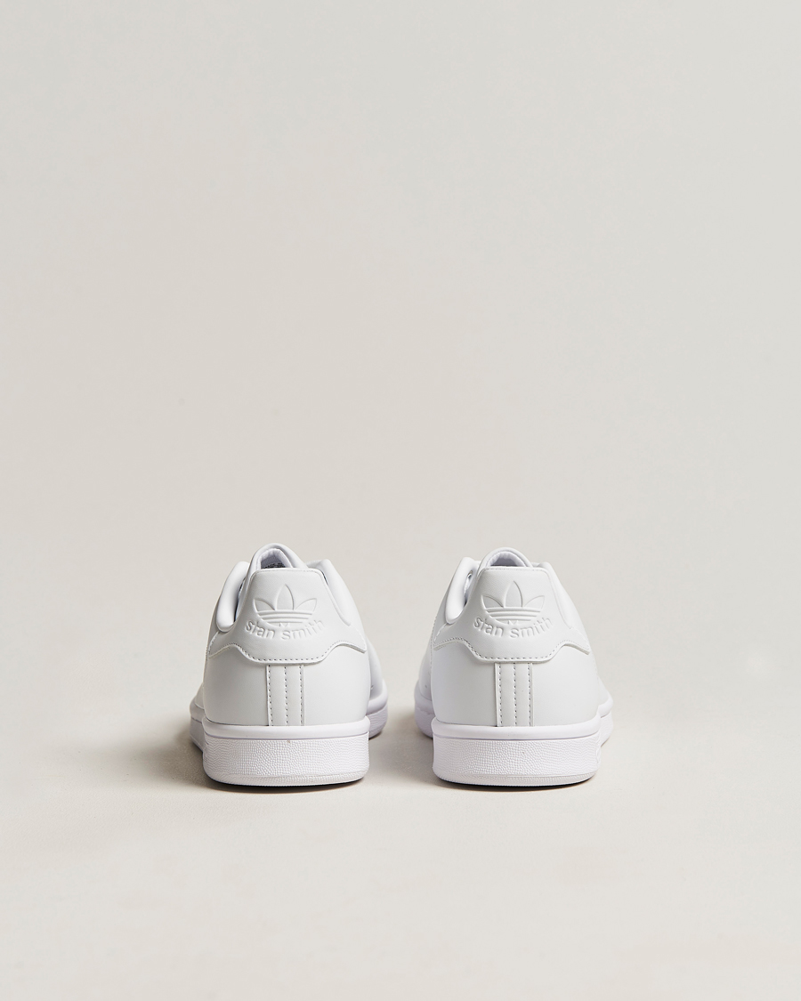 Adidas originals all white stan smith trainers clearance