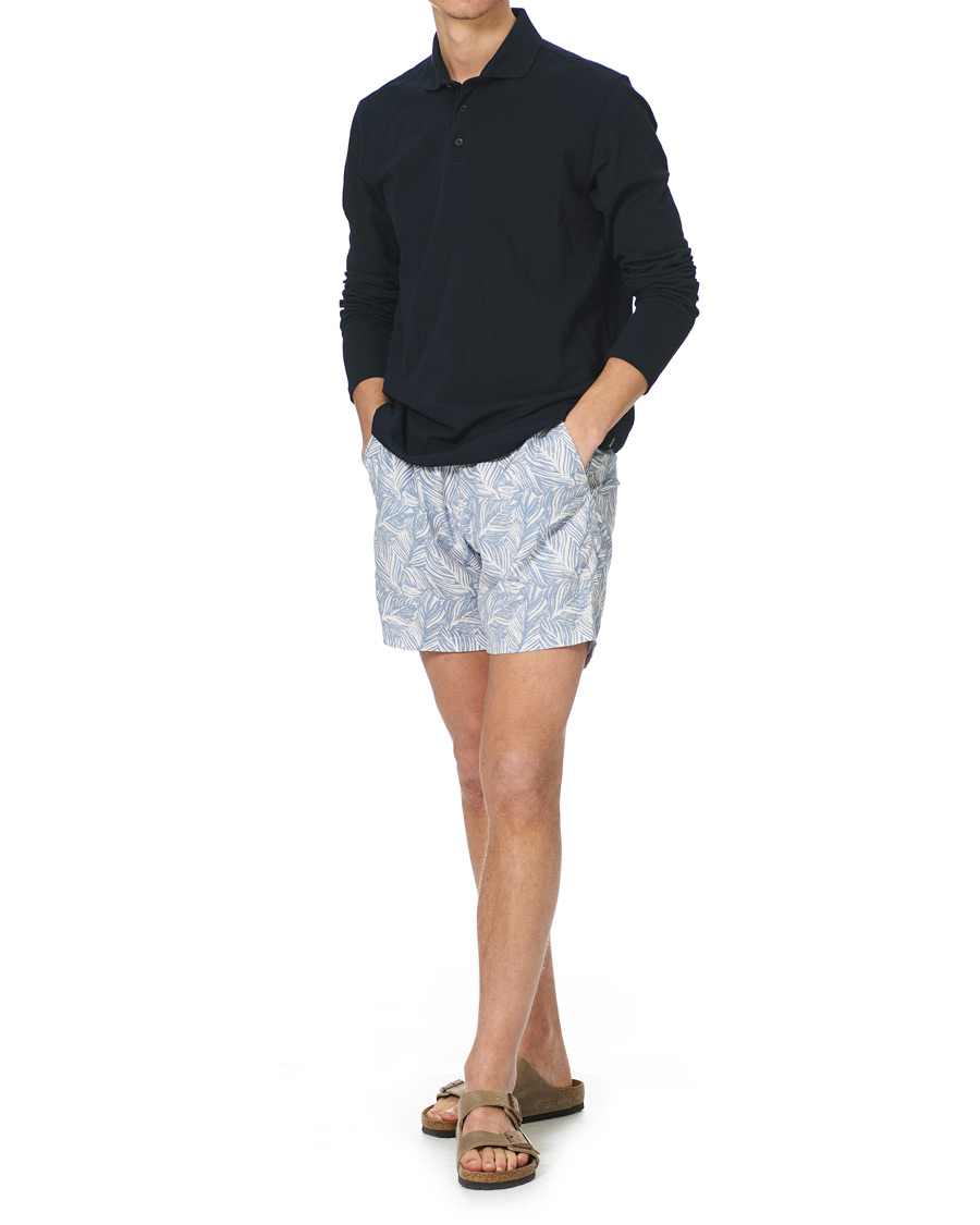 Herren | Badehosen | Altea | Printed Swim Trunks Light Blue