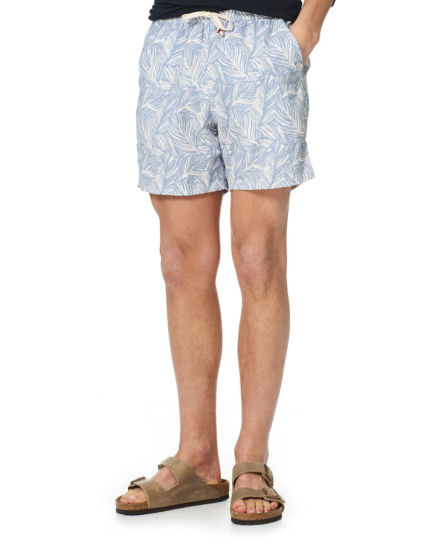 Herren | Badehosen | Altea | Printed Swim Trunks Light Blue