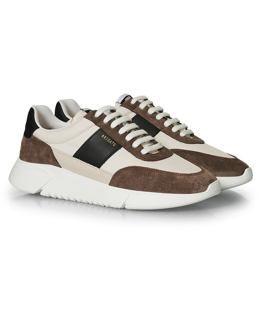 Herren | Axel Arigato Genesis Vintage Runner Sneaker Beige/Brown/Black | Axel Arigato | Genesis Vintage Runner Sneaker Beige/Brown/Black