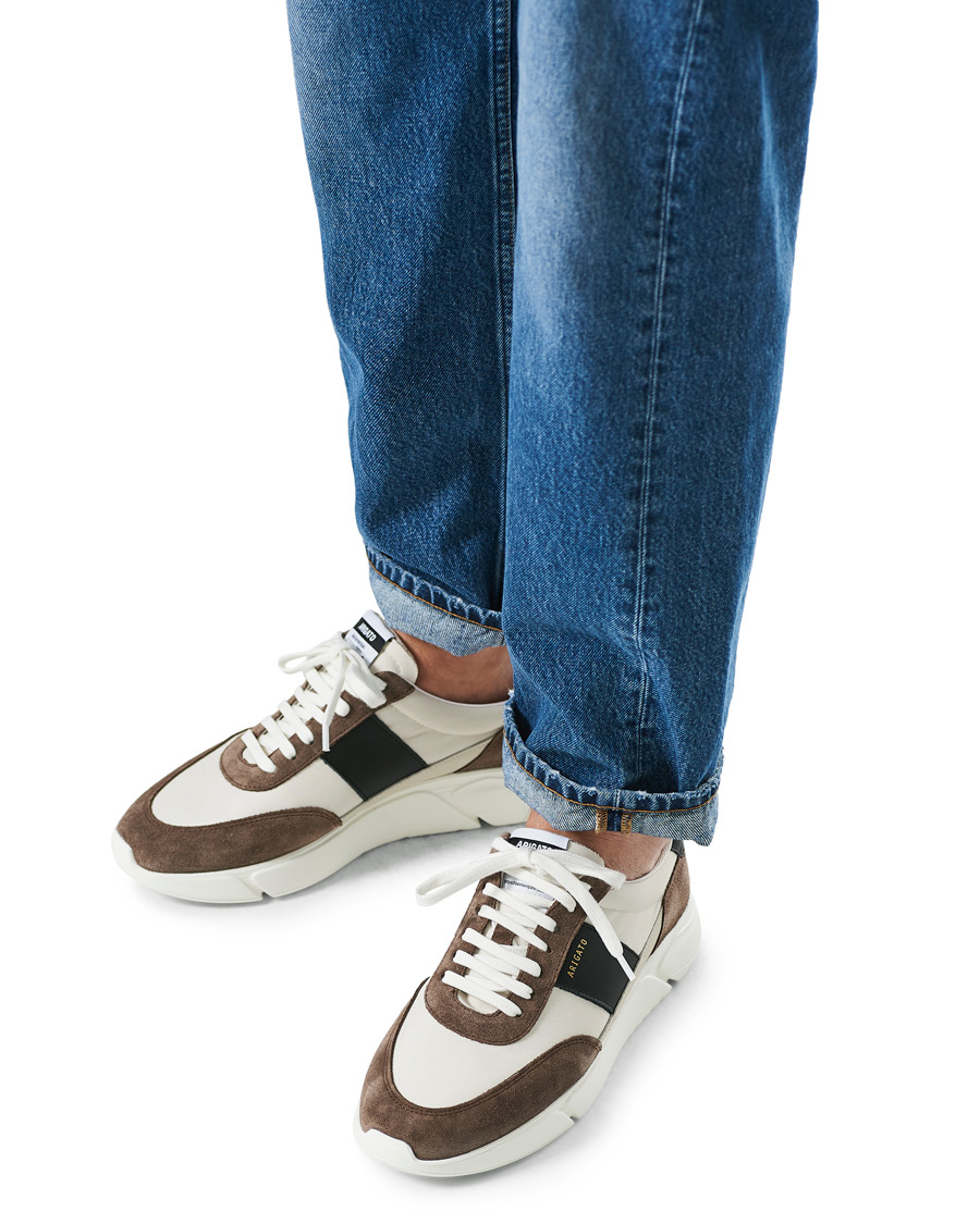 Herren | Axel Arigato Genesis Vintage Runner Sneaker Beige/Brown/Black | Axel Arigato | Genesis Vintage Runner Sneaker Beige/Brown/Black