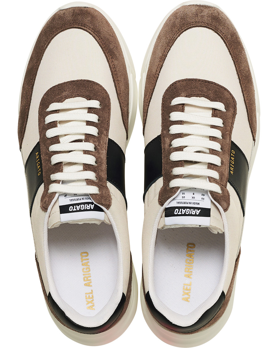 Herren | Axel Arigato Genesis Vintage Runner Sneaker Beige/Brown/Black | Axel Arigato | Genesis Vintage Runner Sneaker Beige/Brown/Black