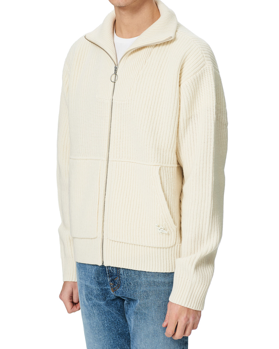 Herren | Pullover | Axel Arigato | Taro Full Zip Sweater Ecru