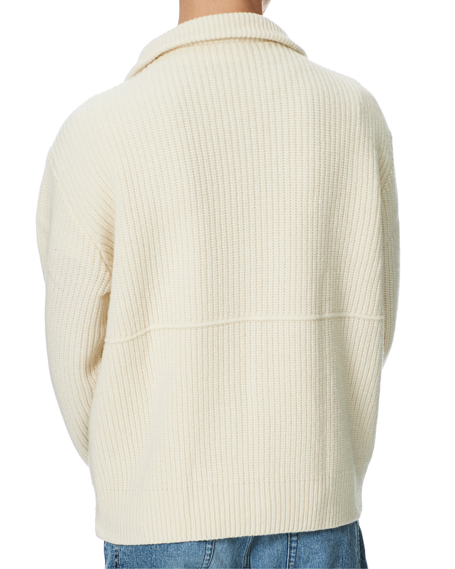 Herren | Pullover | Axel Arigato | Taro Full Zip Sweater Ecru
