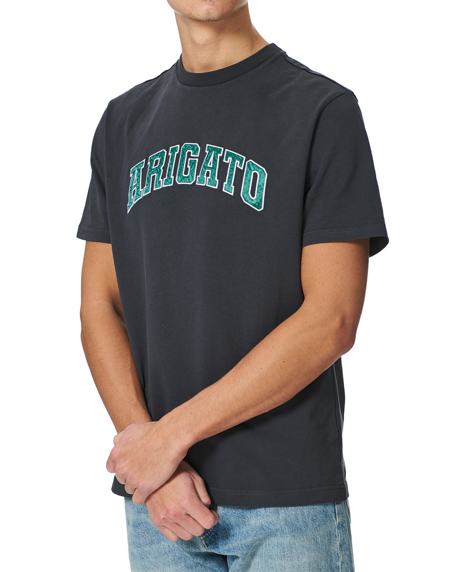 Herren | T-Shirts | Axel Arigato | College Logo Tee Faded Black