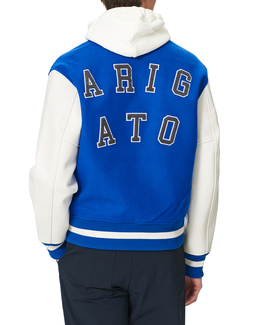 Herren | Jacken | Axel Arigato | Mayday Varsity Bomber Jacket Klein Blue