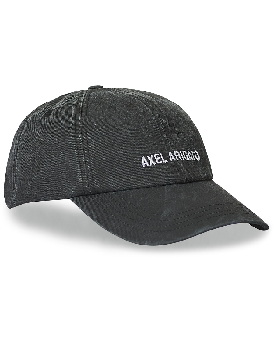 Herren | Axel Arigato AA Logo Cap Washed Black | Axel Arigato | AA Logo Cap Washed Black