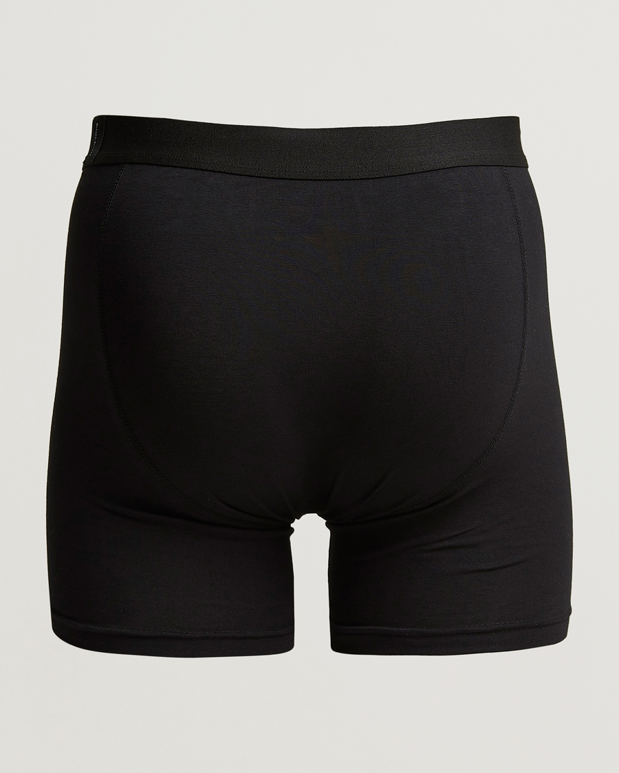 Herren | Trunks | Bread & Boxers | 3-Pack Long Boxer Brief Black