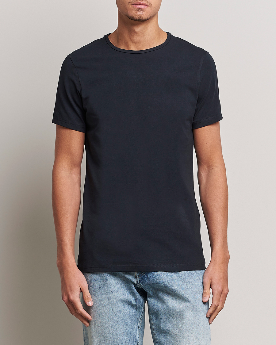 Herr |  | Bread & Boxers | 2-Pack Crew Neck Tee Dark Navy