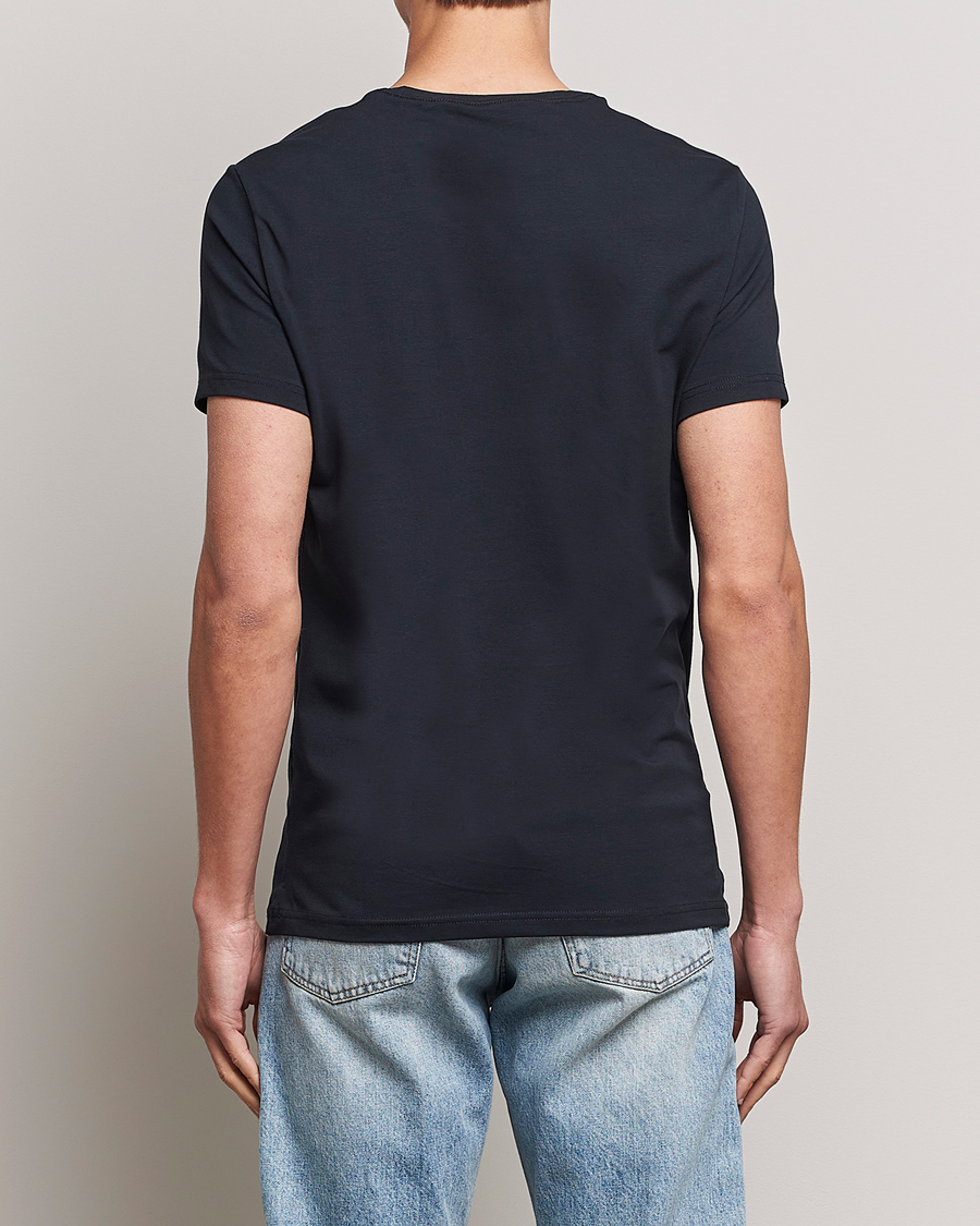 Herren | T-Shirts | Bread & Boxers | 2-Pack Crew Neck Tee Dark Navy
