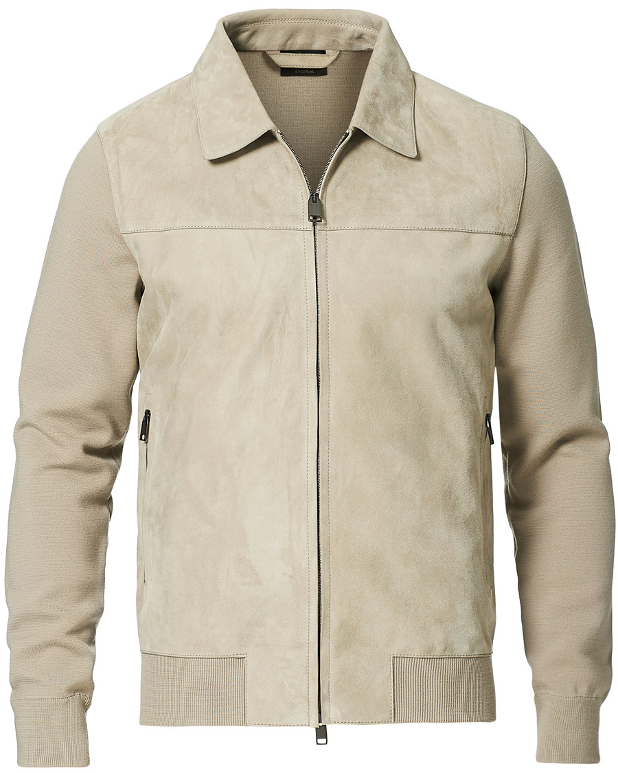 Herren | Jacken | Brioni | Wool/Suede Hybrid Jacket Beige