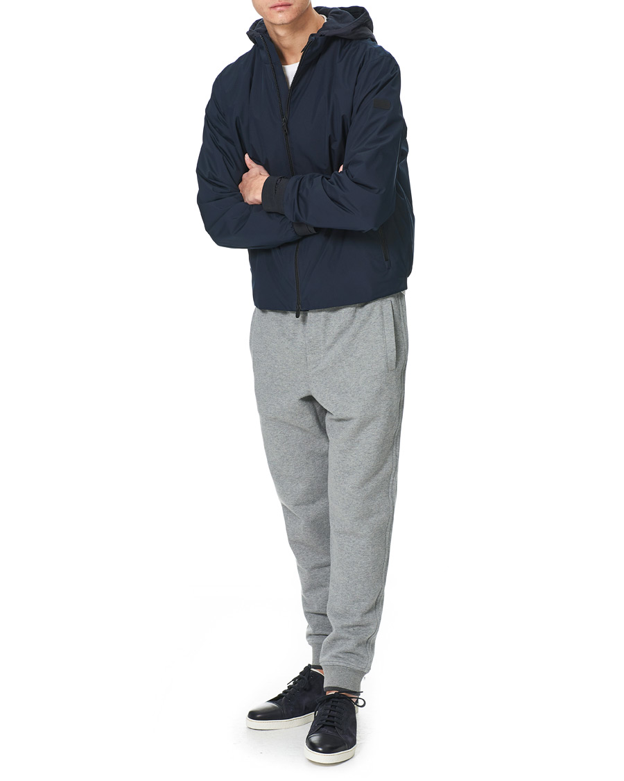 Herren | Hosen | Brioni | French Terry Cotton Sweatpants Light Grey