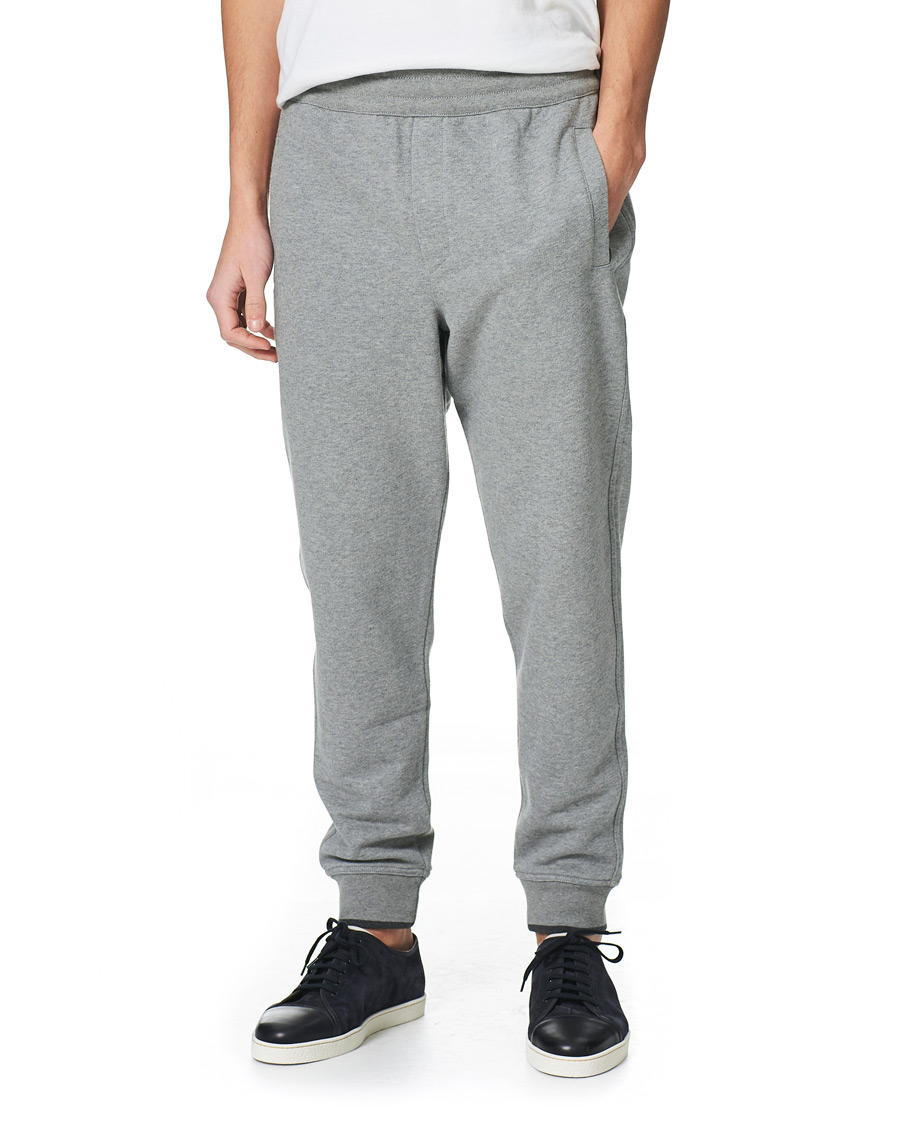 Herren | Hosen | Brioni | French Terry Cotton Sweatpants Light Grey