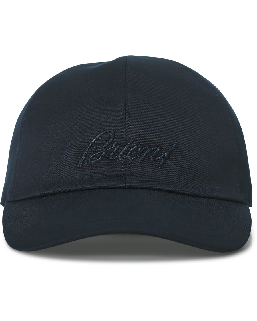 Herren | Brioni Embroidered Baseball Cap Navy | Brioni | Embroidered Baseball Cap Navy