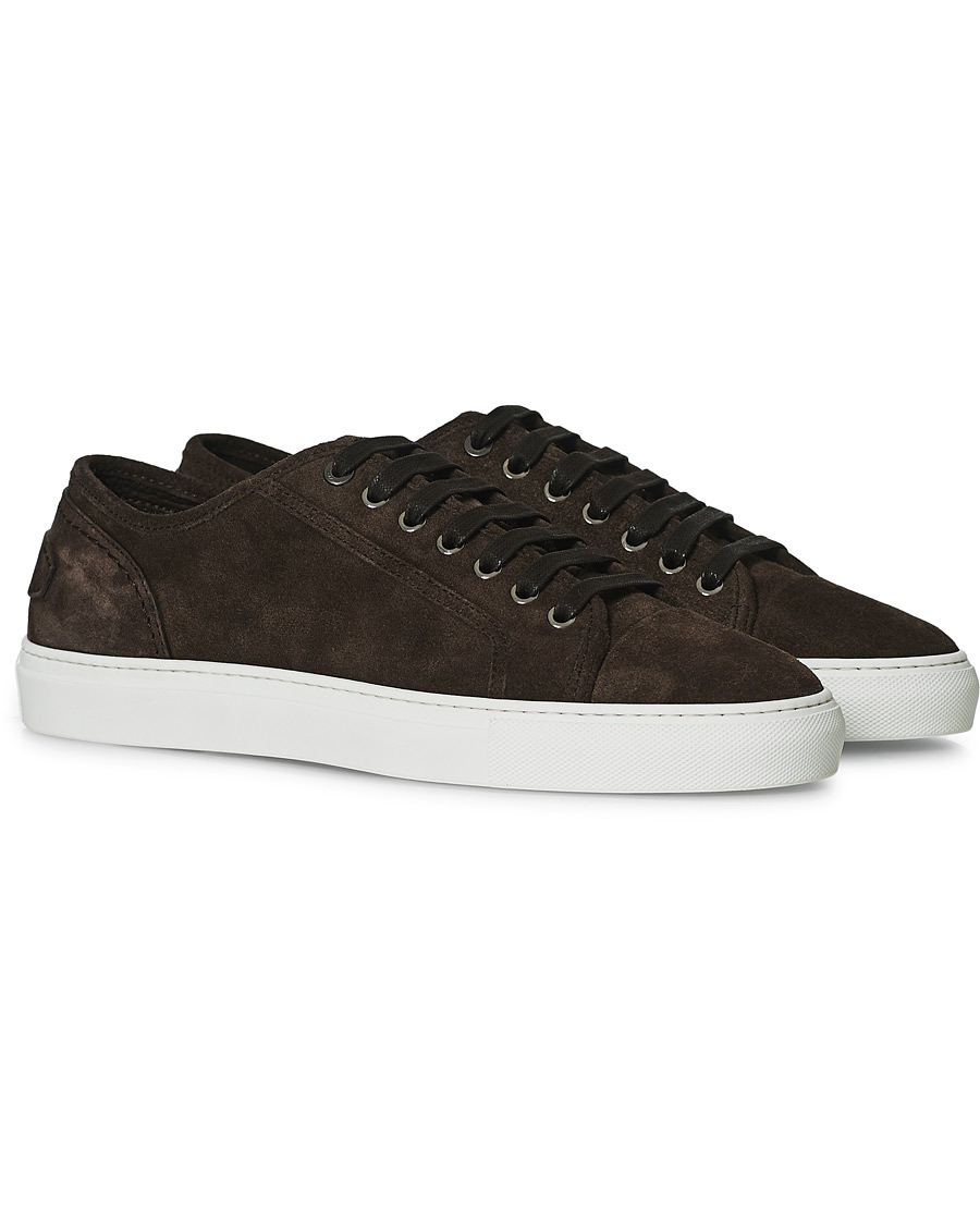 Herren | Brioni Cassetta Suede Sneakers Dark Brown | Brioni | Cassetta Suede Sneakers Dark Brown