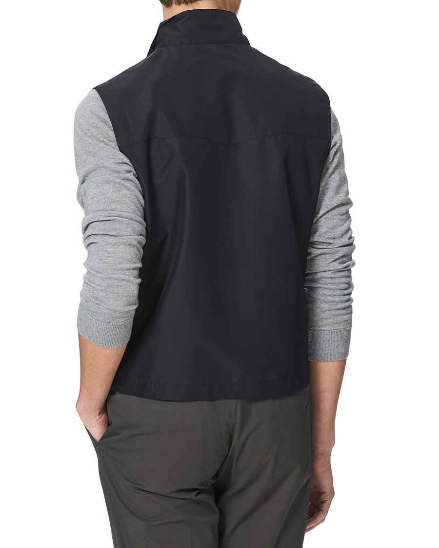 Herren | Jacken | Canali | Microfiber Nylon Gilet Navy