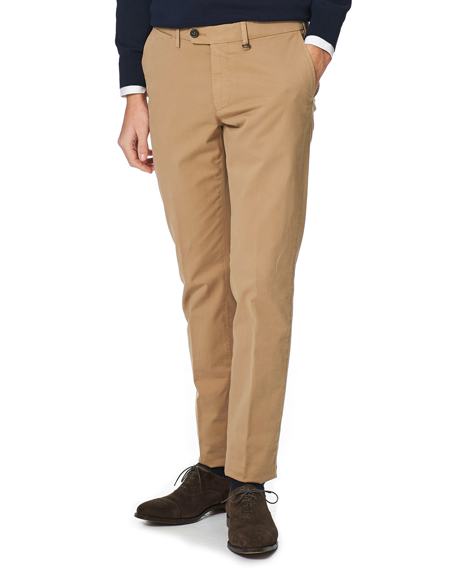 Herren | Hosen | Canali | Cotton Stretch Chinos Khaki