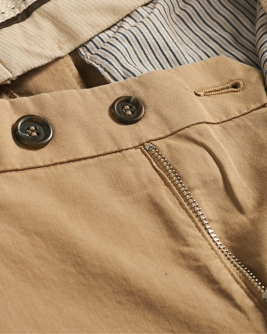 Herren | Hosen | Canali | Cotton Stretch Chinos Khaki