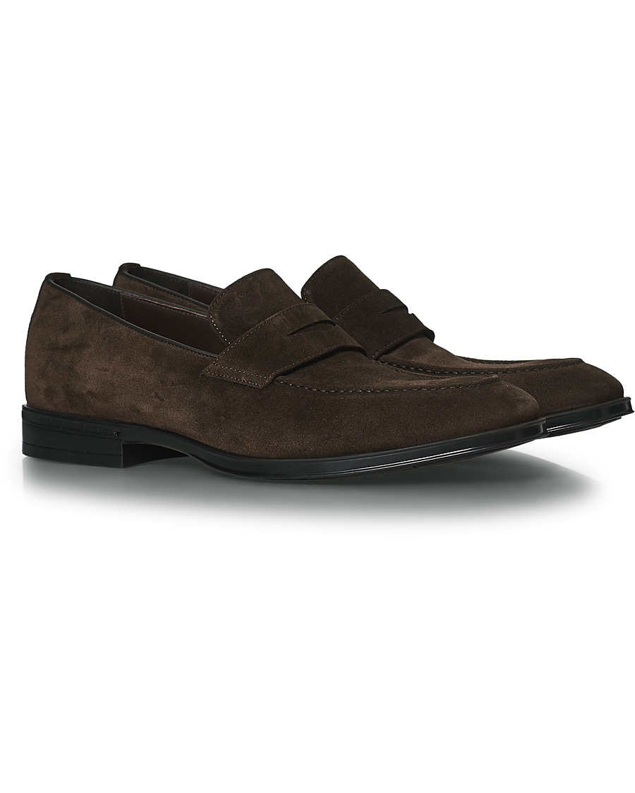 Herren | Canali Penny Loafer Dark Brown | Canali | Penny Loafer Dark Brown