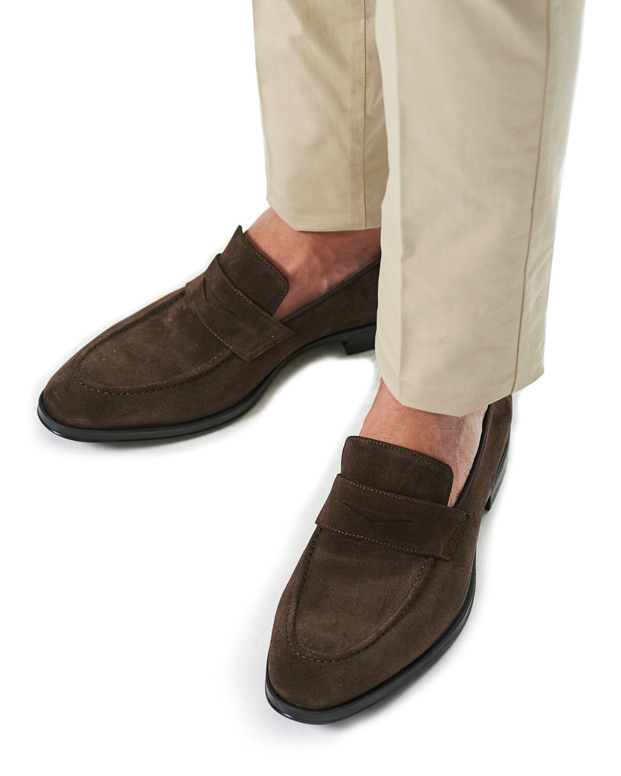 Herren | Canali Penny Loafer Dark Brown | Canali | Penny Loafer Dark Brown
