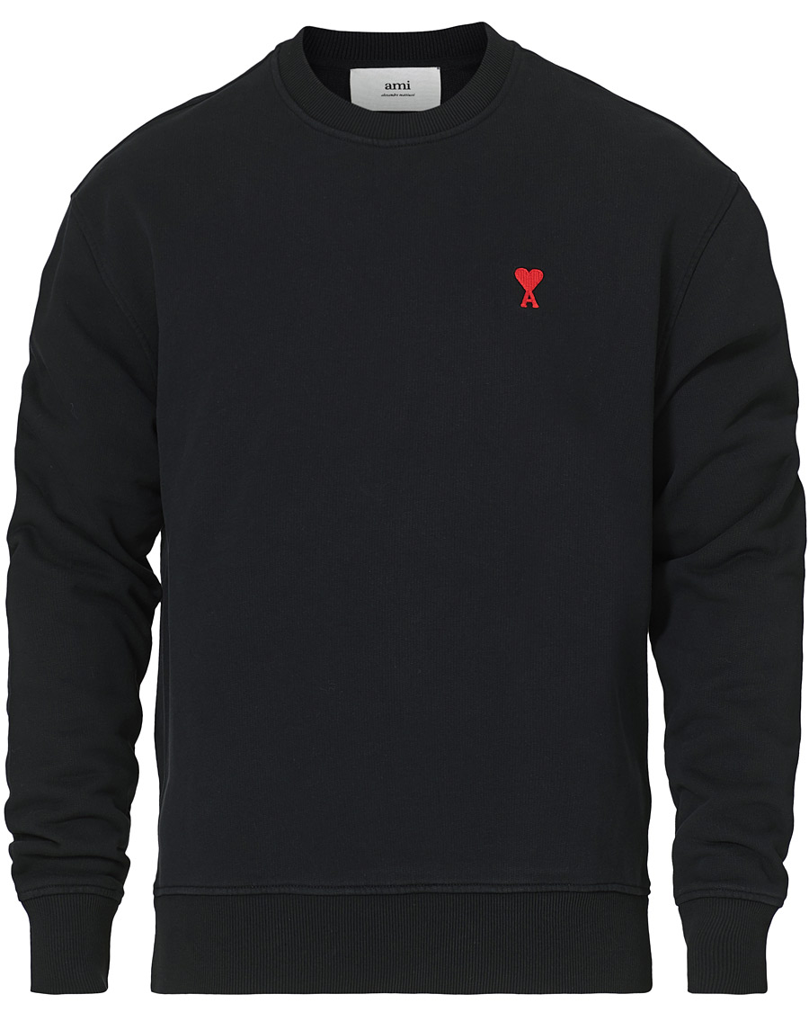 Herren | Pullover | AMI | Heart Logo Sweatshirt Black