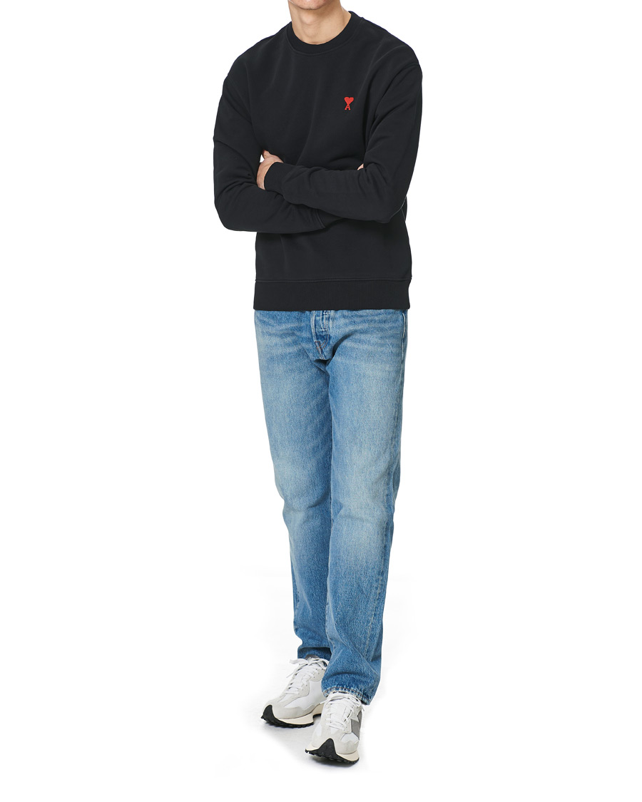 Herren | Pullover | AMI | Heart Logo Sweatshirt Black