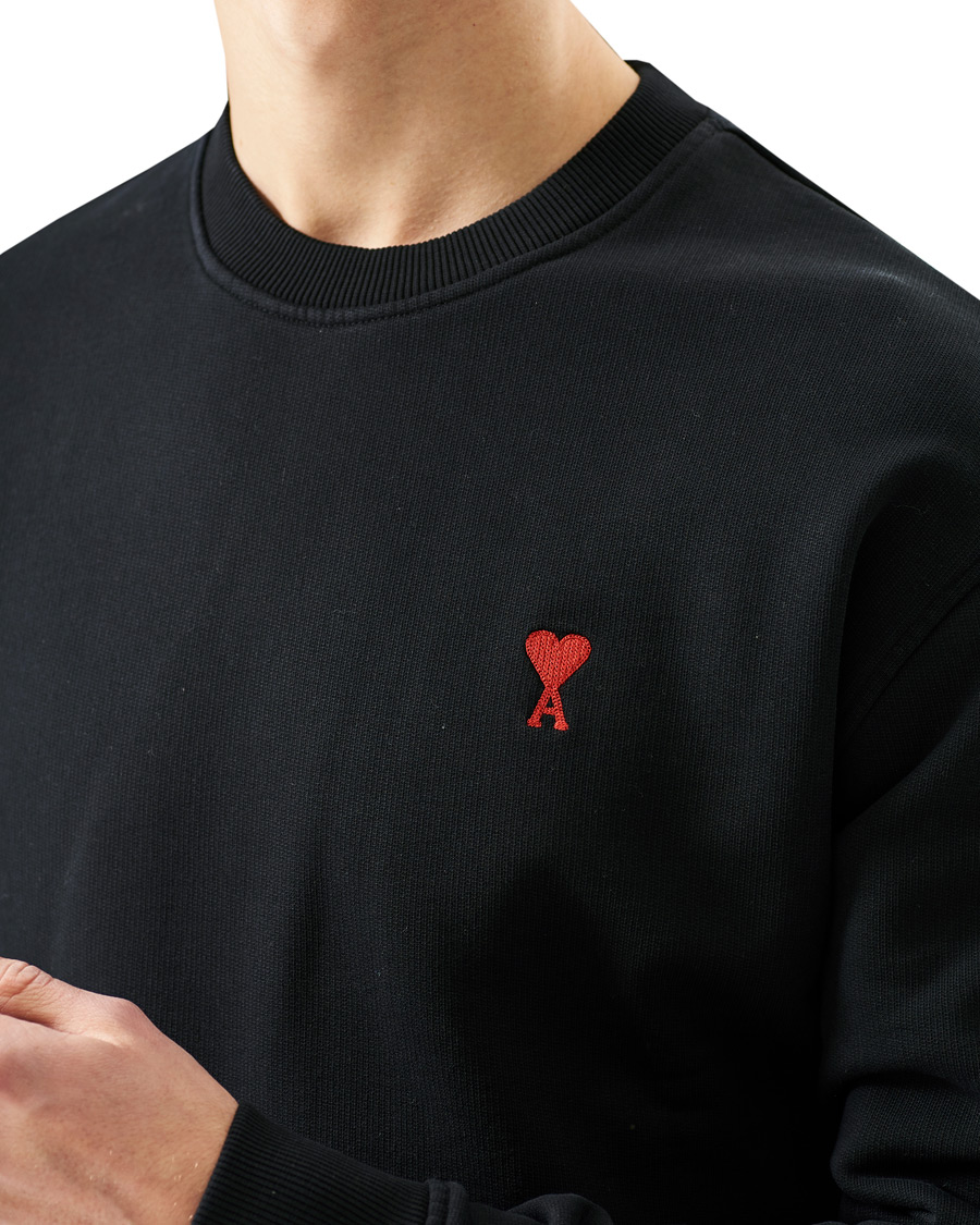 Herren | Pullover | AMI | Heart Logo Sweatshirt Black
