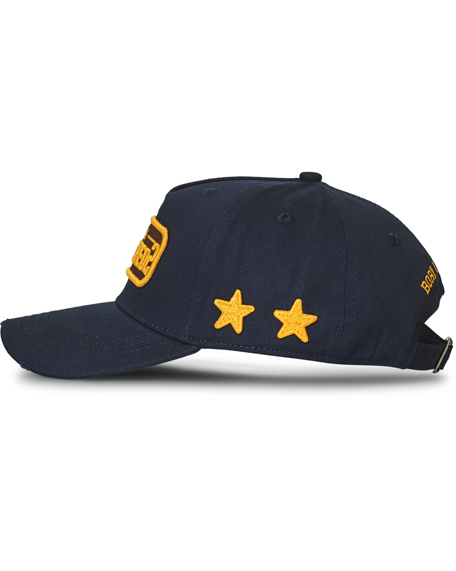 Herren | Dsquared2 Stars Baseball Cap Navy | Dsquared2 | Stars Baseball Cap Navy