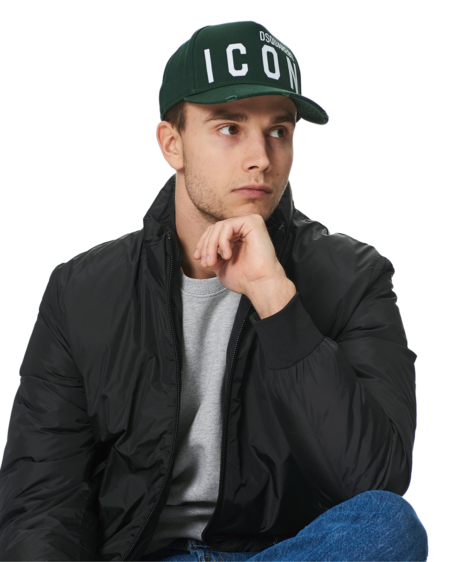 Herren | Dsquared2 Icon Baseball Cap Dark Green | Dsquared2 | Icon Baseball Cap Dark Green