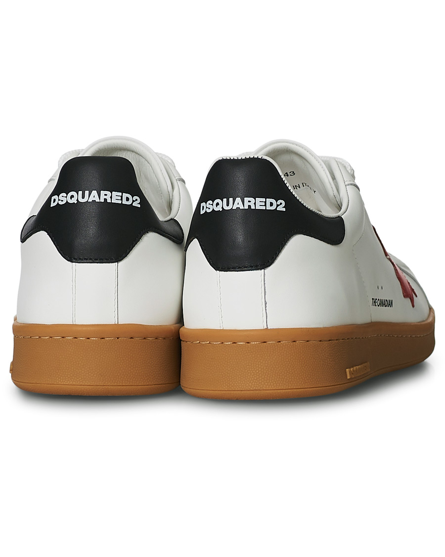 Herren | Dsquared2 Leaf Boxer Sneaker White | Dsquared2 | Leaf Boxer Sneaker White