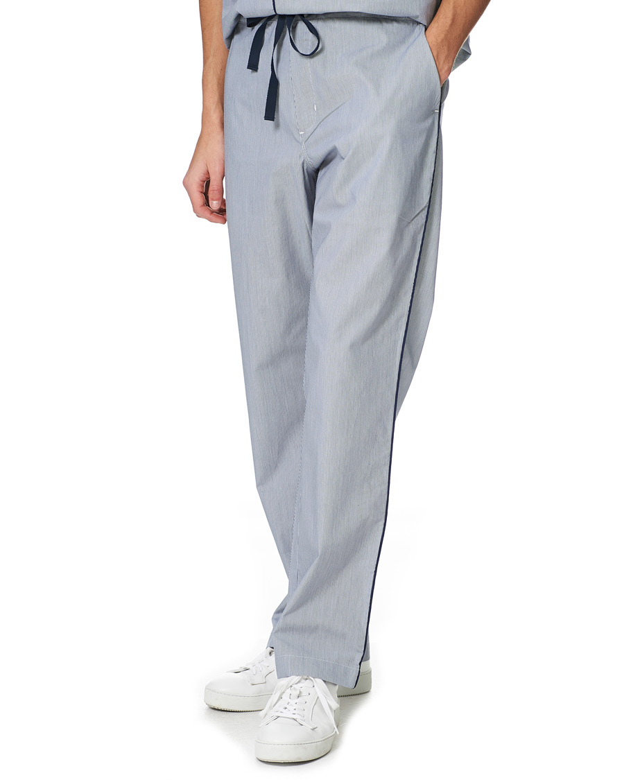 Herren | Schlafanzüge & Bademäntel | Orlebar Brown | Alfred Relaxed Cotton Lounge Shorts Navy/White Stripe