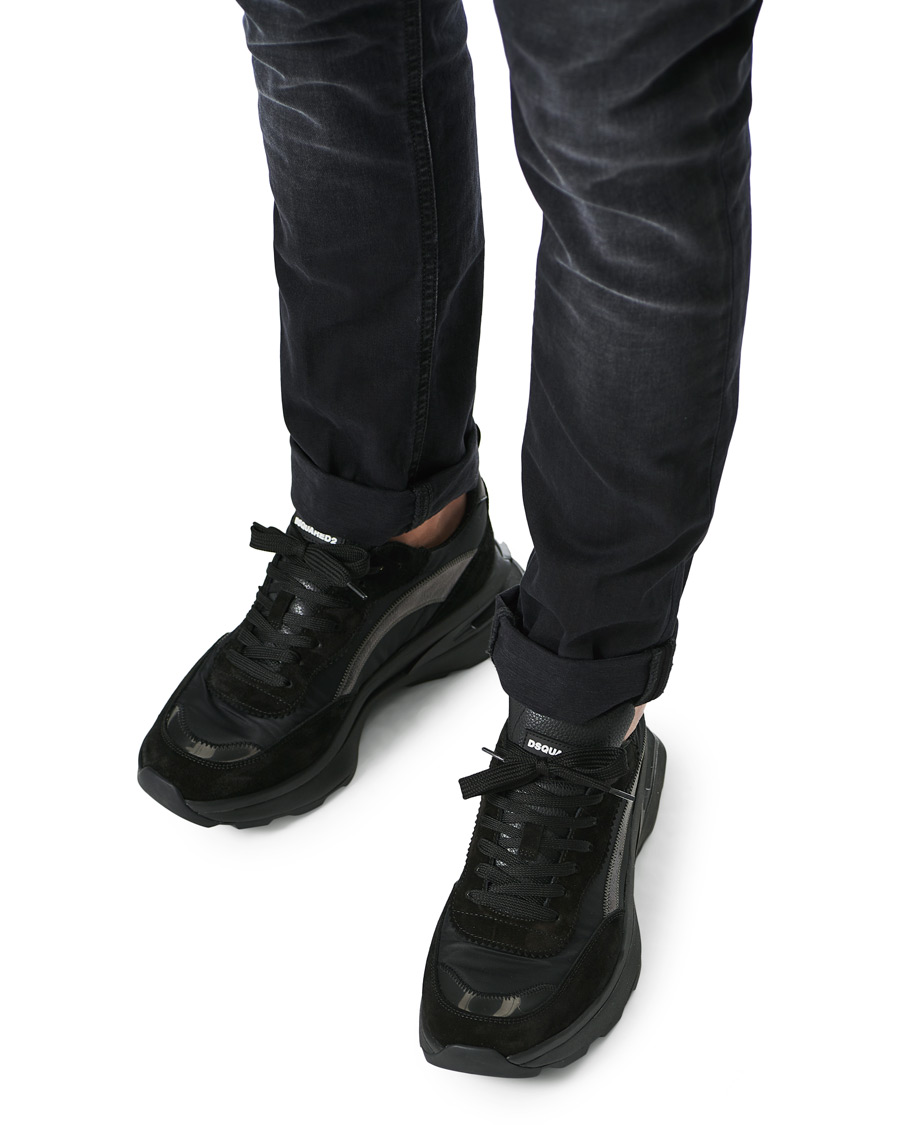 Herren | Dsquared2 Slash Running Sneakers Black | Dsquared2 | Slash Running Sneakers Black