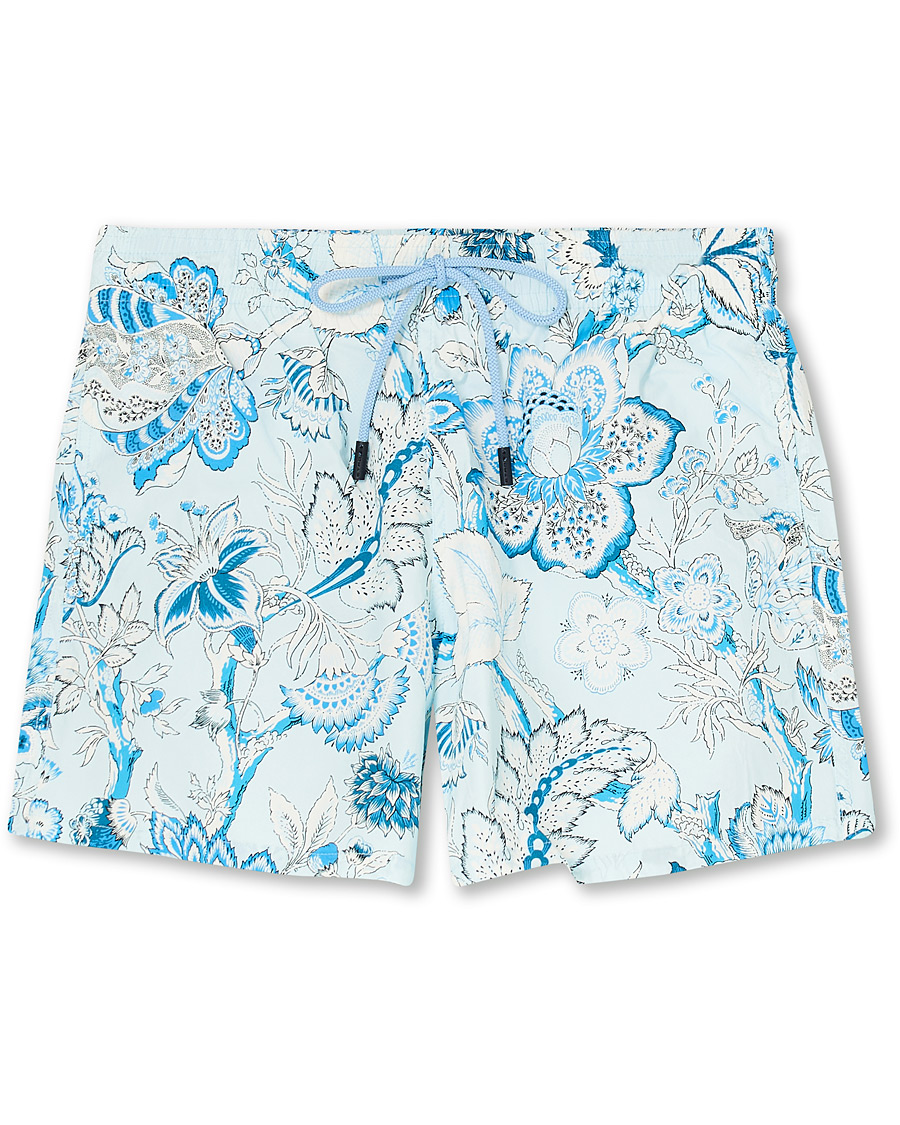 Herren | Badehosen | Etro | Floral Swim Trunks Light Blue