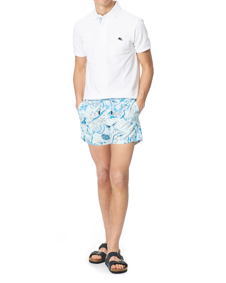 Herren | Badehosen | Etro | Floral Swim Trunks Light Blue