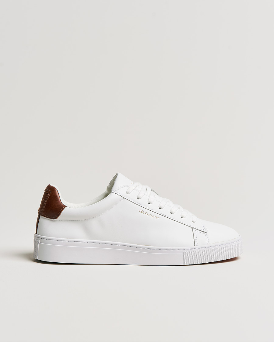 Herren | GANT Mc Julien Sneaker Bright White/Cognac | GANT | Mc Julien Sneaker Bright White/Cognac