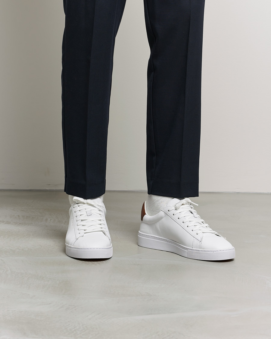 Herren | GANT Mc Julien Sneaker Bright White/Cognac | GANT | Mc Julien Sneaker Bright White/Cognac