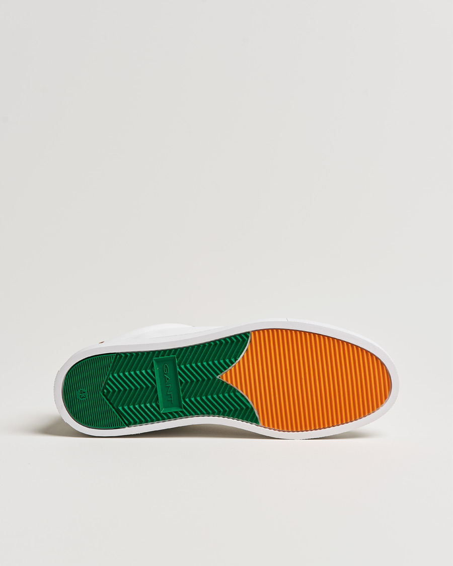 Herren | GANT Mc Julien Sneaker Bright White/Cognac | GANT | Mc Julien Sneaker Bright White/Cognac