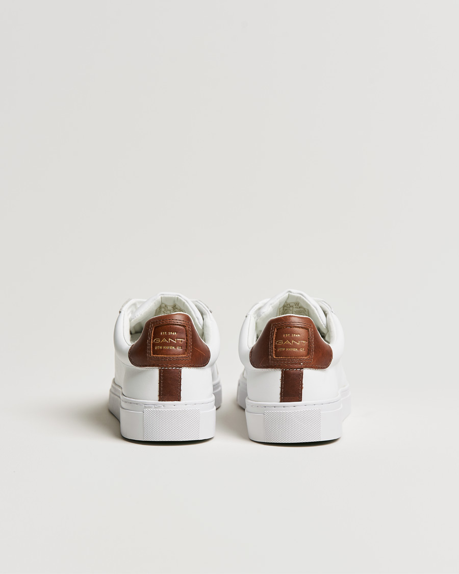 Herren | GANT Mc Julien Sneaker Bright White/Cognac | GANT | Mc Julien Sneaker Bright White/Cognac