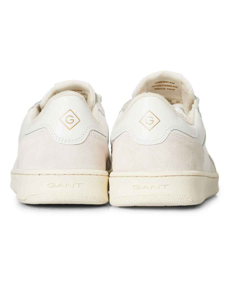Herren | GANT Goodpal Sneaker White/Sand Suede | GANT | Goodpal Sneaker White/Sand Suede