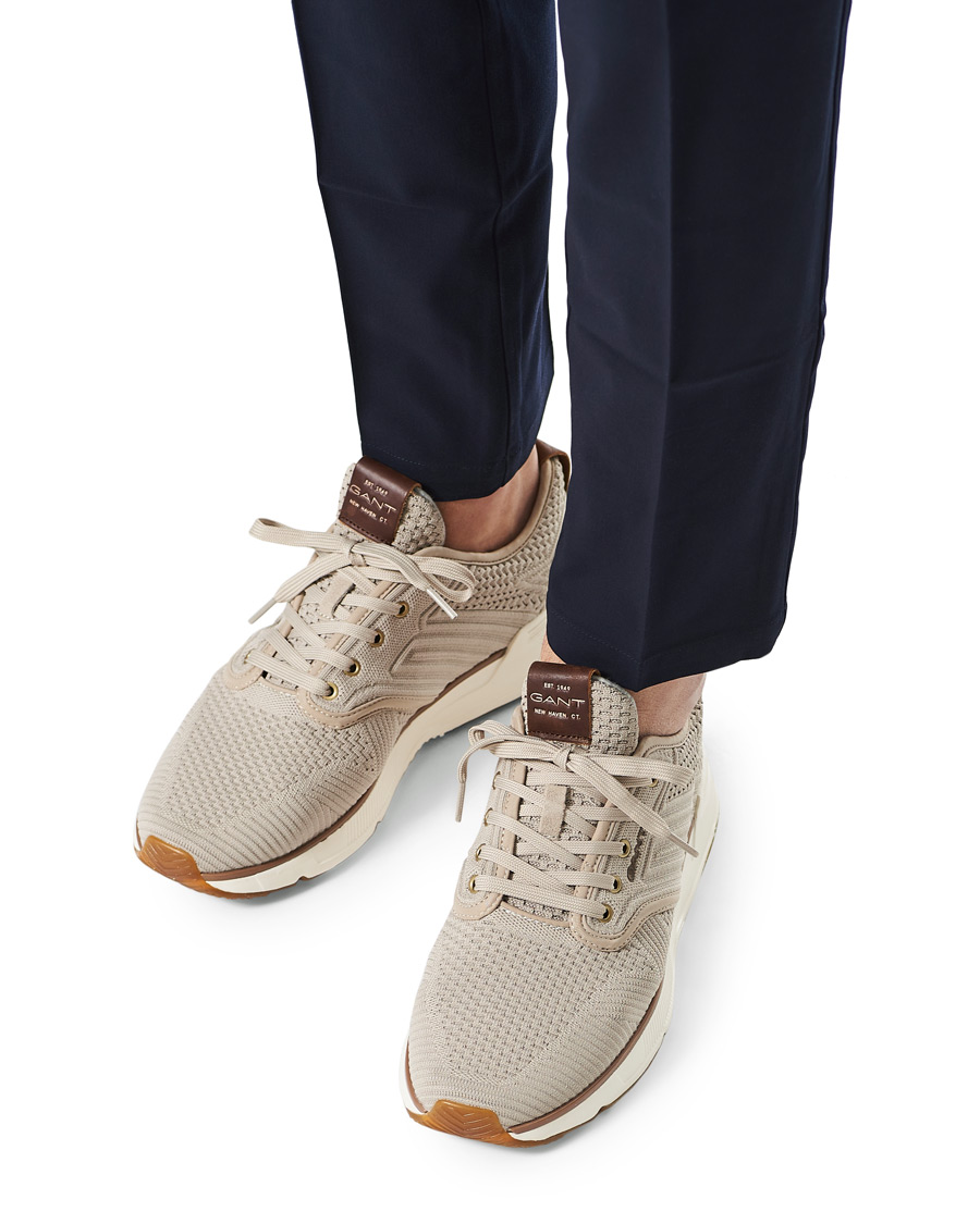 Herren | GANT Beeker Mesh Sneaker Sand | GANT | Beeker Mesh Sneaker Sand